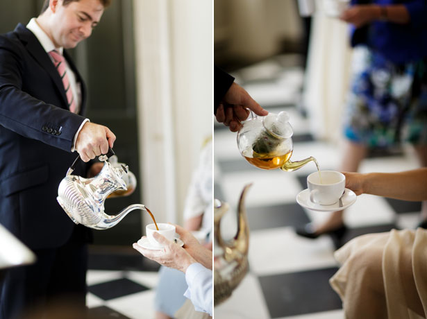 Tea for the guests after the ceremony 