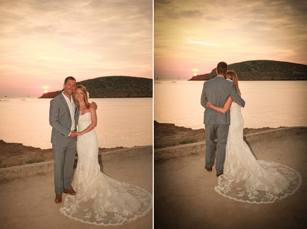 The newlyweds by the sea 