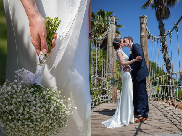 Baby breath wedding bouquet         