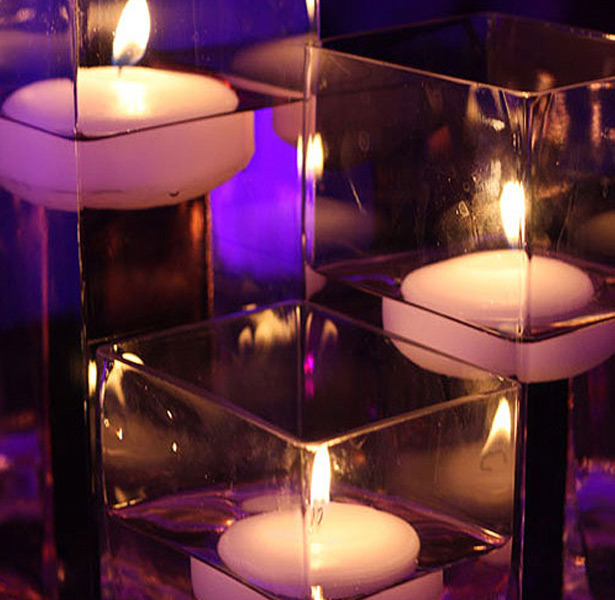 Floating Candle Centrepiece  