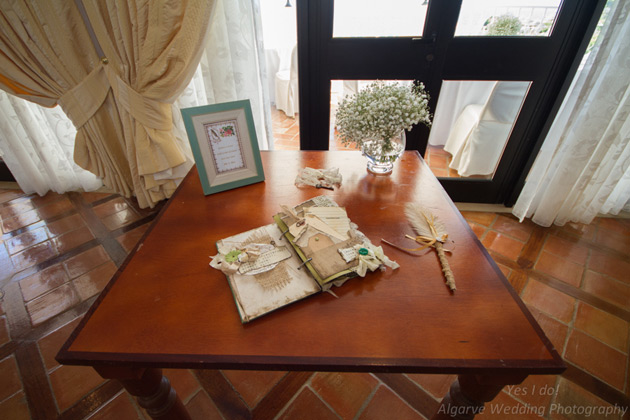 Vintage guest book