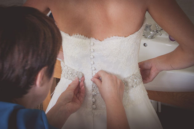 The bride getting ready for her big day    