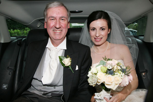 Bride with her father    