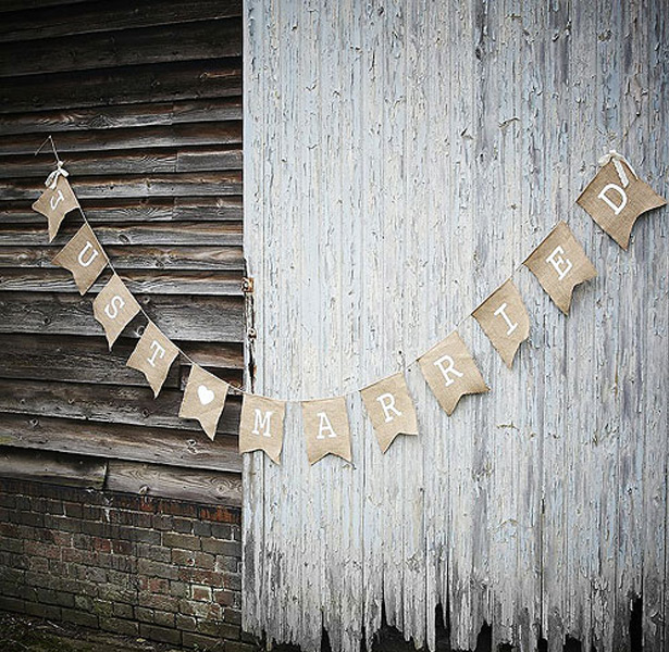 A Vintage Affair Just Married Bunting