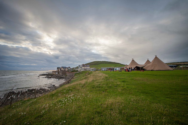 Tipi wedding reception by MK Collins photography