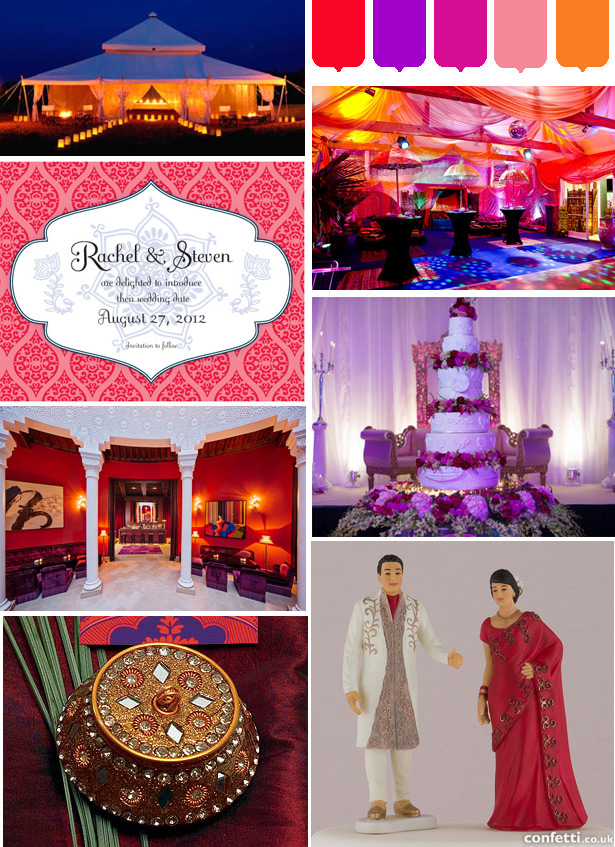 Moroccan wedding mood board, confetti.co.uk 