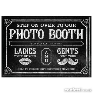 Photo booth sign