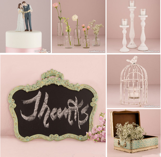 Rustic themed wedding accessories  