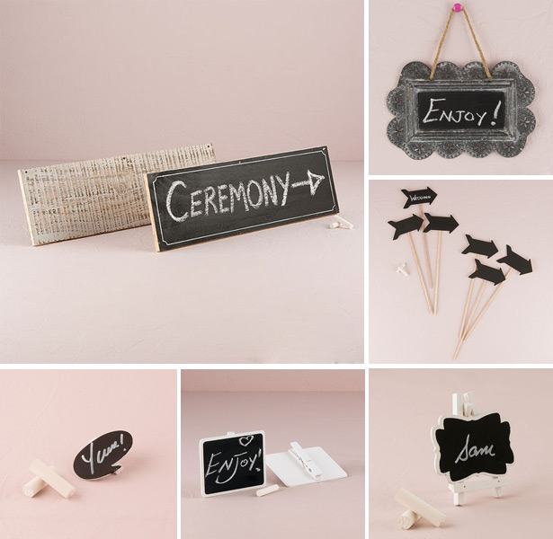 Wedding chalk board signs