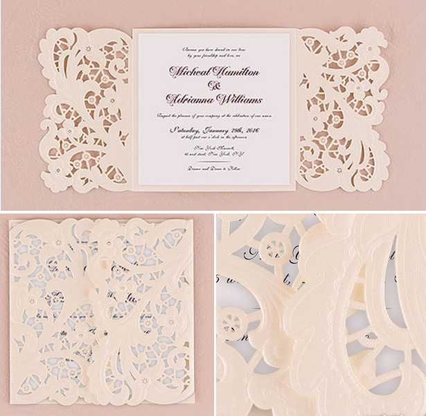 Lace Wedding Invitations