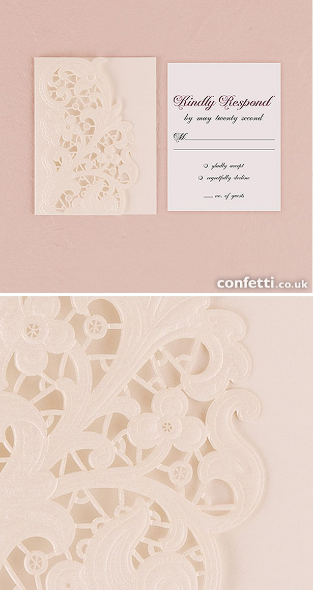 Lace Wedding Stationery