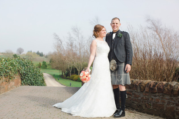 The bride and groom by Chantal Lachance-Gibson Photography