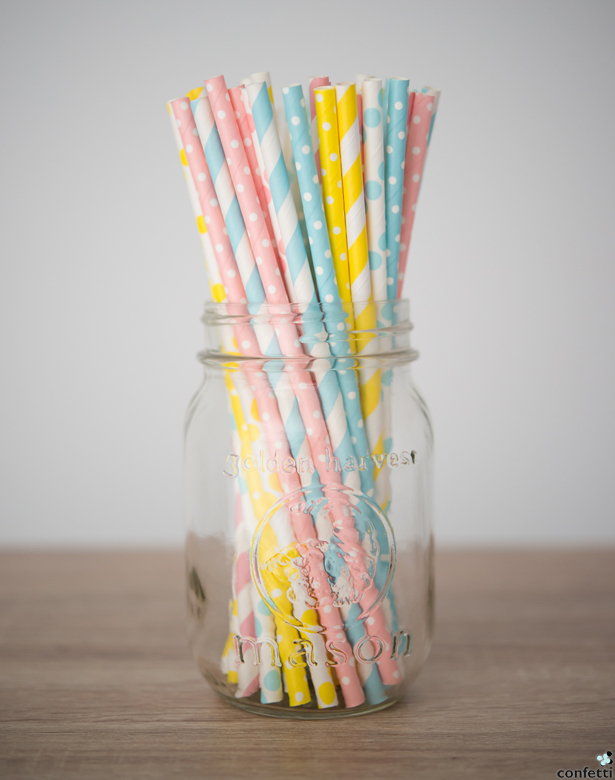 Colourful Straw Patterns | Confetti.co.uk