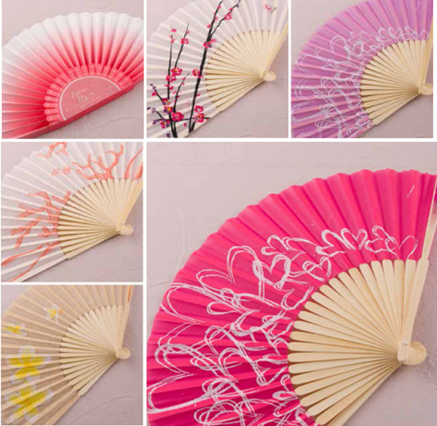 Personalised Wedding Fan 