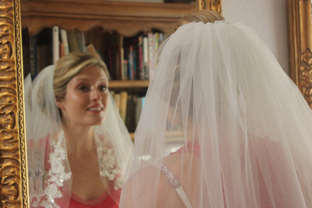 Bride getting ready for her big day 