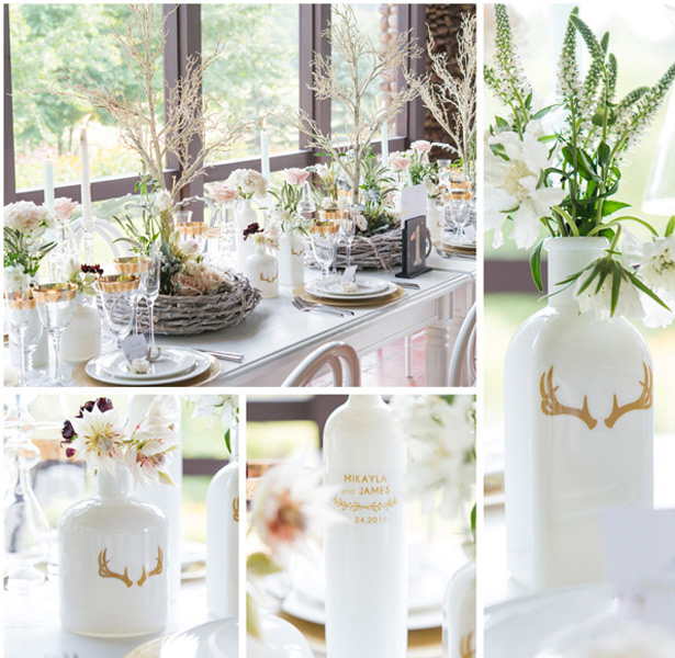 Woodland Themed Wedding Table