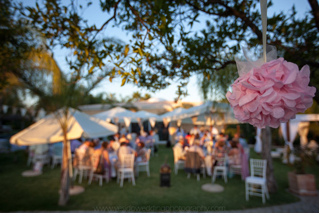 Evening reception at the private villa