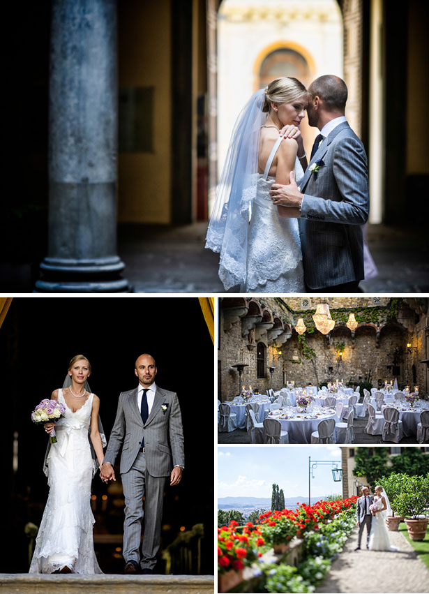 Agne and Dominique’s Real Wedding in Tuscany