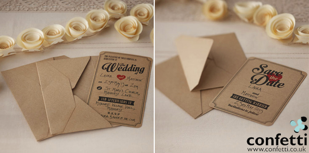 Vintage Affair Wedding Stationery