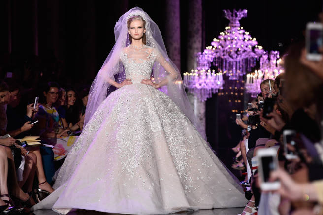 Elie Saab : Runway - Paris Fashion Week : Haute Couture Fall/Winter 2014-2015