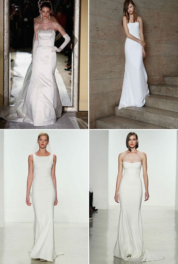 Modern Minimalist Wedding Dresses