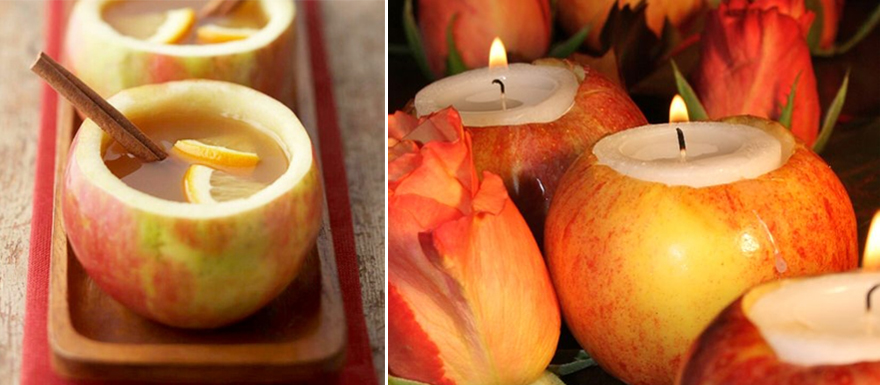 Autumn Apple Drinks and Candles | Confetti.co.uk