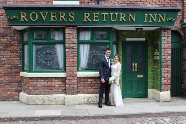 Coronation Street Weddings Outside Rovers Return