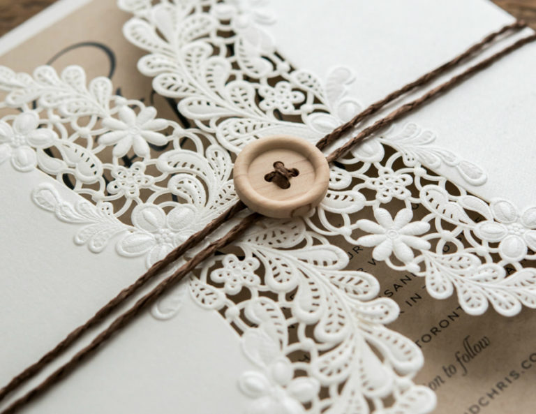 DIY Rustic Glam Wedding Stationery | Confetti.co.uk