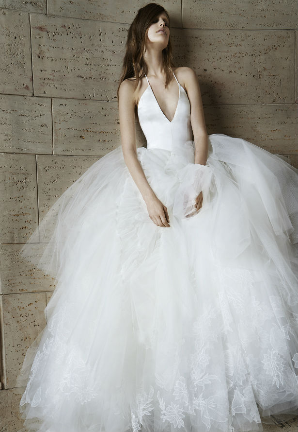 Designer dress by Vera Wang