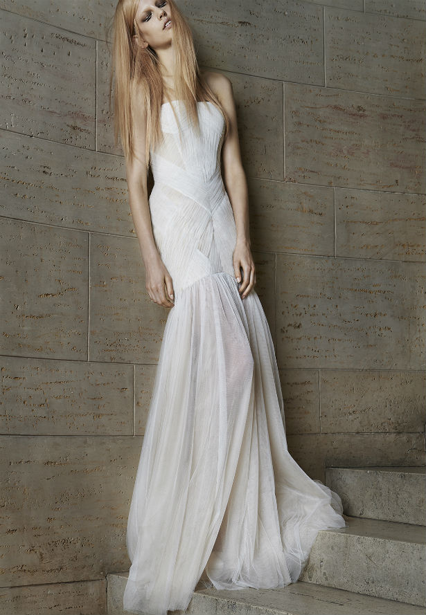 Designer dress by Vera Wang