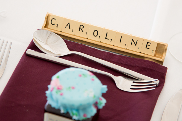 Scrabble place cards | Unique place card ideas | Confetti.co.uk