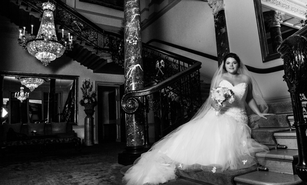 Bride and the Grand Staircase