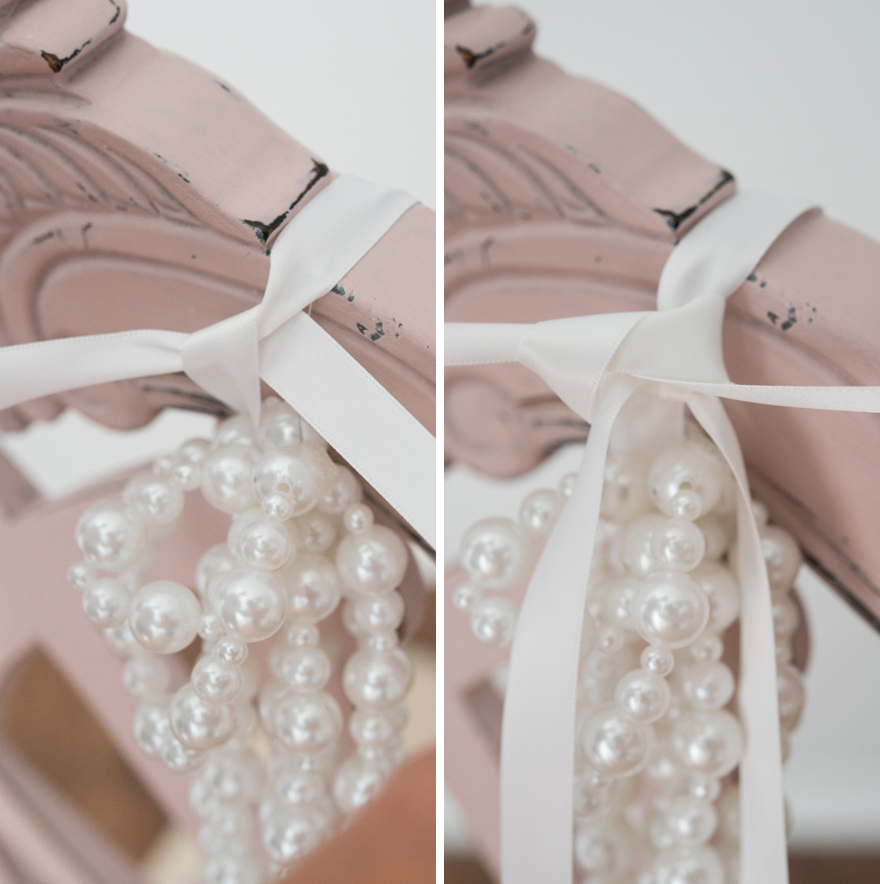 Pearls Chair Decoration with Ribbon | Confetti.co.uk