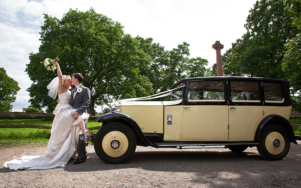 Wedding transport idea for vintage theme wedding