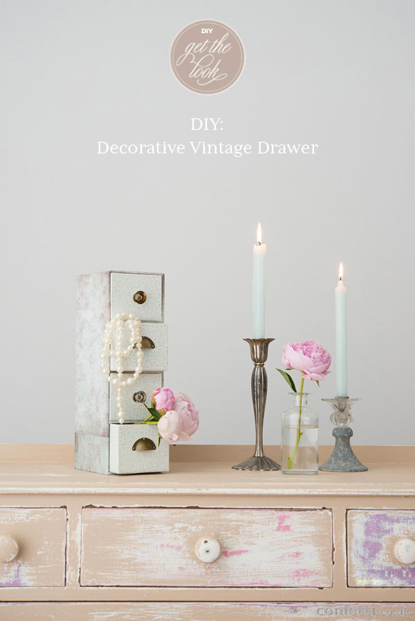 DIY Wedding Friday | Vintage Drawer Tutorial | Confetti.co.uk