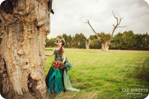 Peacock dress photo by Kat Forsyth