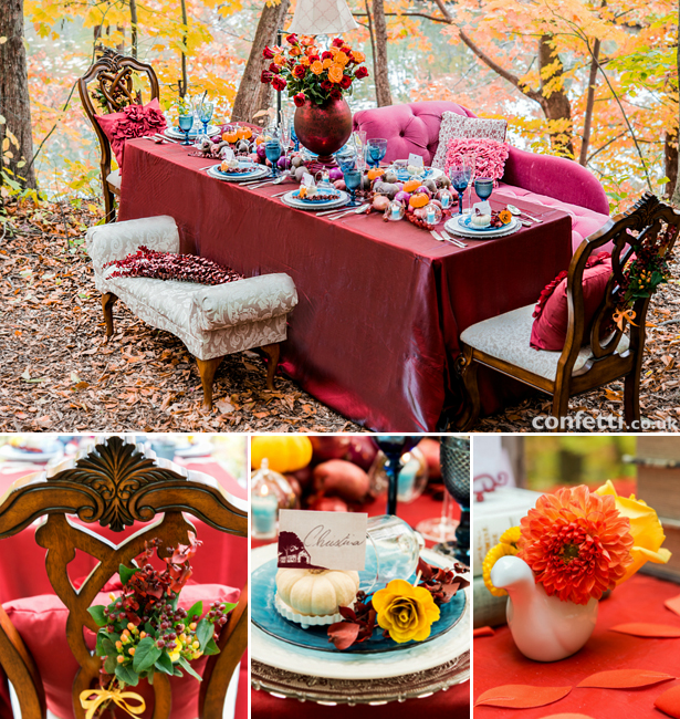 Autumn Wedding Tablescape Decoration Ideas | Confetti.co.uk