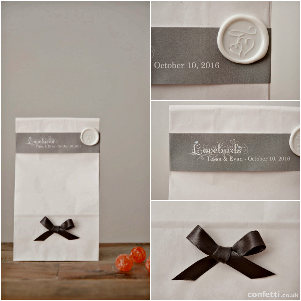 Classically Minimal Favour  Bag Details | Confetti.co.uki