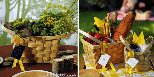 Picnic Baskets Wedding Decorations and Accessories | Confetti.co.uk