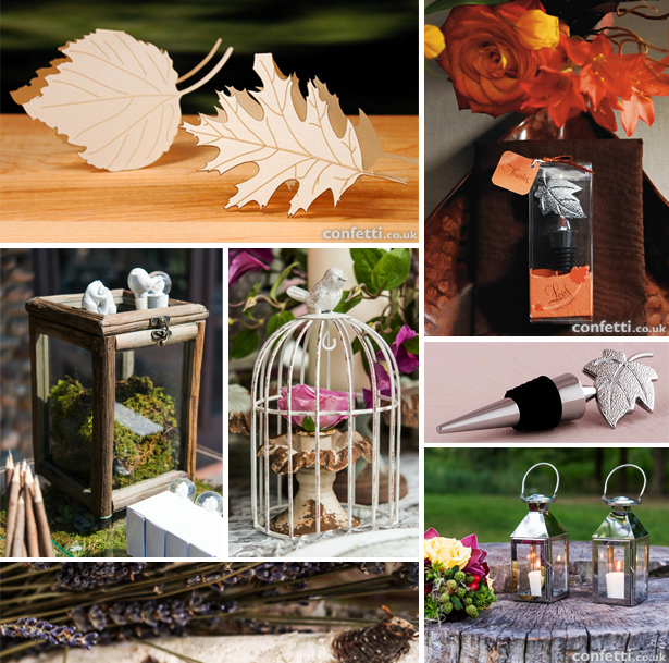 Wedding decoration for woodland and autumn themes | Confetti.co.uk