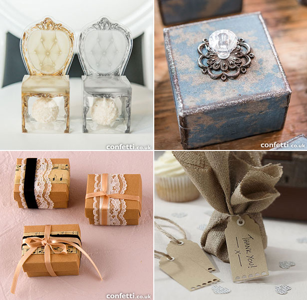 Collection of vintage wedding favours | Confetti.co.uk