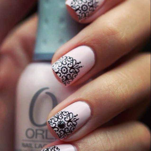 Accentuate the opulent Gatsby/Art Deco wedding theme with these bridal nails | Confetti.co.uk