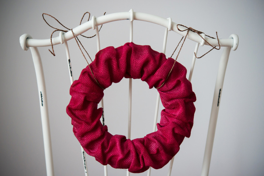 DIY Red Christmas Wreath | Confetti.co.uk