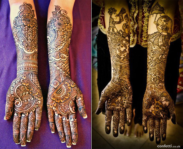 Detailed Bridal Mehndi | Confetti.co.uk