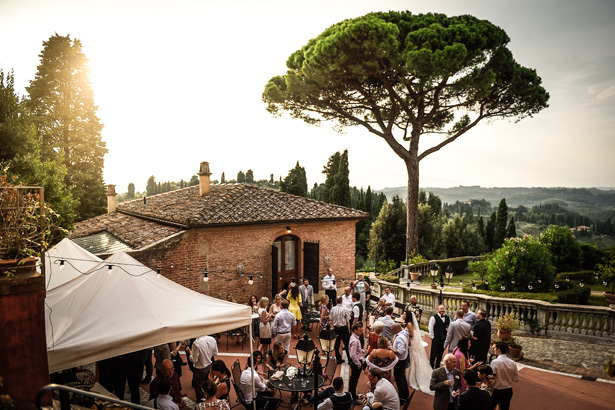 Wedding reception at Villa Bucciano , Tuscany | Morgan and James Real Wedding By Infinity Weddings | Confetti.co.uk