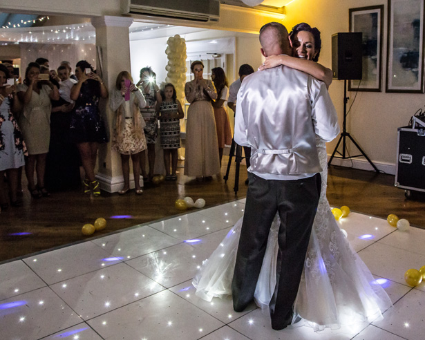 First dance to Come away with me by Nora Jones| Becki and Rob’s Real Wedding By Jenny Martin Photography | Confetti.co.uk