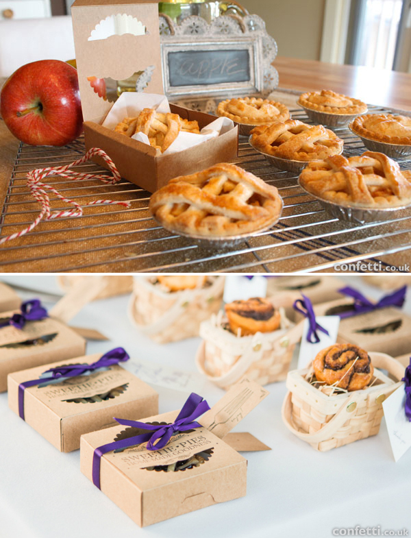 Mini pie packaging ideas | Confetti.co.uk