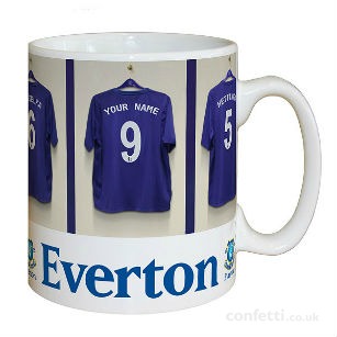 Christmas gift Personalised football team mug