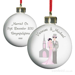 Christmas gift Personalised Christmas bauble