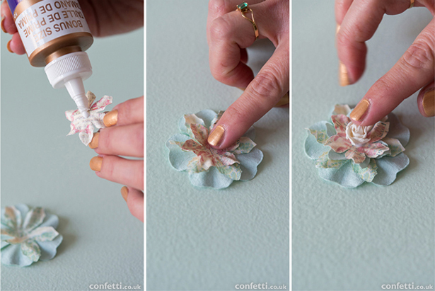 Fabric flower decorations | Confetti.co.uk